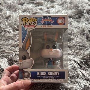Funko Pop Space Jam Bugs Bunny Figure - Gray and White